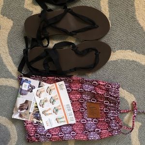 Sseko Lace up sandals